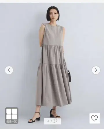 그린 라벨 릴랙싱 컷 티어드 원피스