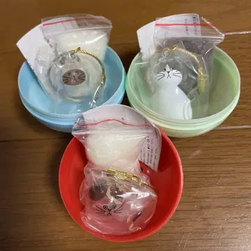 우리 아이의 털뭉치 가챠 샴 하치와레 삼색 고양이