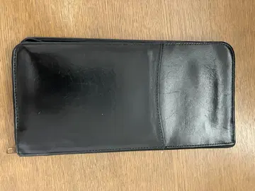 가죽 여권 케이스 블랙