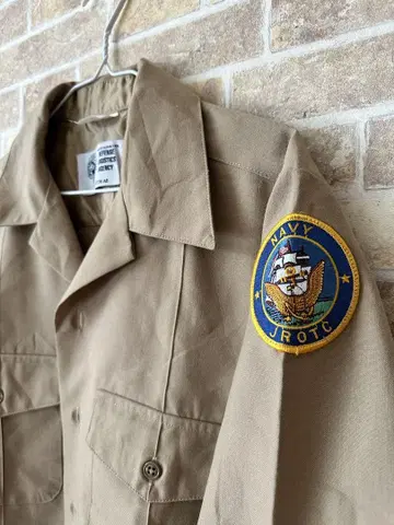 US NAVY 미국 해군 Creighton 반팔 셔츠 와펜