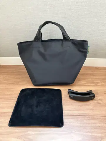 Herve Chapelier 1027N 나일론 보트형 토트 M 느와르