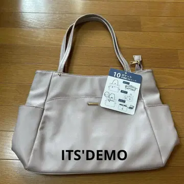 미사용 새상품 토트백 10포켓 A4 퍼플