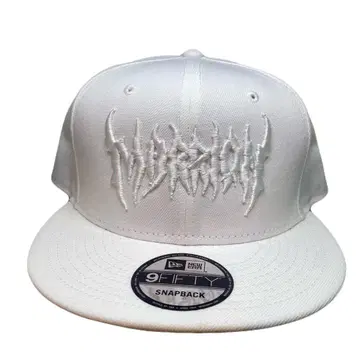 [ 마리아파 ] 화이트 스냅백 캡 9FIFTY