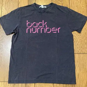 back number 섀도우 로고 티셔츠 2013년