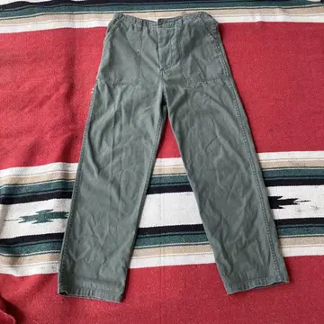 60s US ARMY og-107 유틸리티 팬츠 베이커 미군