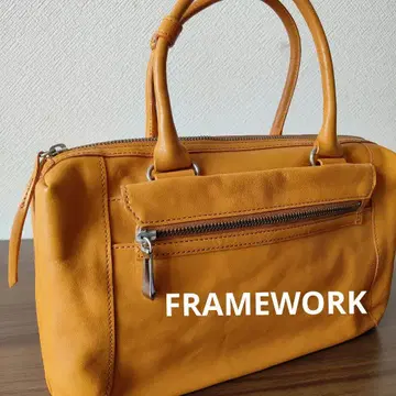 프레임워크 FRAMEWORK 가죽 핸드백 브라운 계열