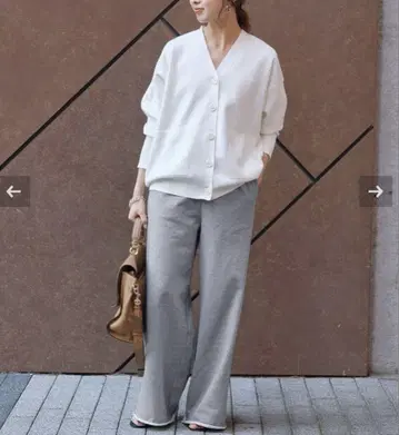 [ Spick and Span ] 스웨트 루즈 팬츠