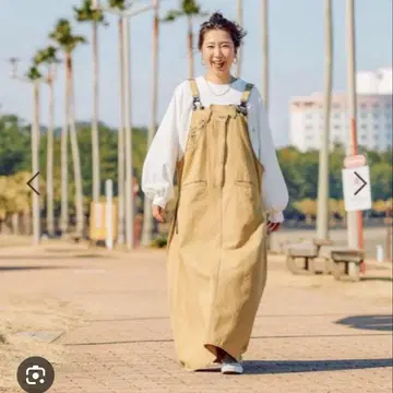 니코앤드 밀리코레사스 원피스 Misayo님 프로듀스 오버롤 스커트