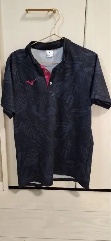 [ MIZUNO ] 다이버시티 패턴 피케 셔츠