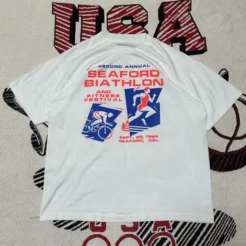 [ 광고 T ] 90s 티셔츠 USA 제작 오버사이즈 싱글 스티치