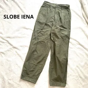 SLOBE IENA 슬로브 이에나 캐주얼 코튼 턱 커브 팬츠