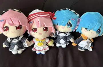 렘 라무 봉제 인형 4체 세트 덤 포함