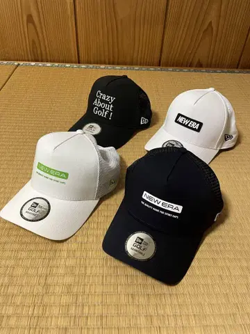 NEW ERA 뉴에라 골프 캡 4점 묶음 판매