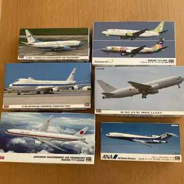 보잉 777-300ER KC-767 외 프라모델 세트 6점