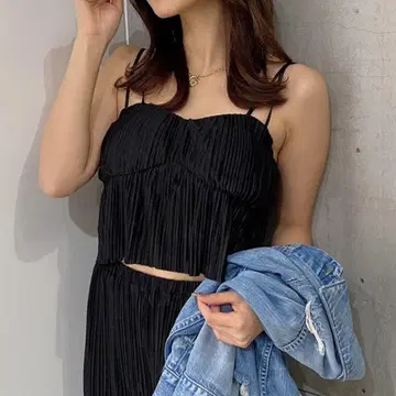 GYDA 플리츠 뷔스티에