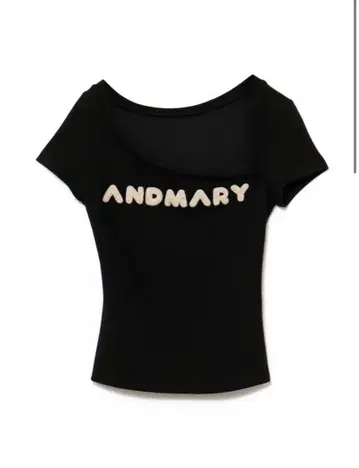 ANDMARY logo tops black