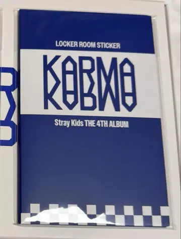 Straykids KARMA POPUP 락커룸 스티커 리노