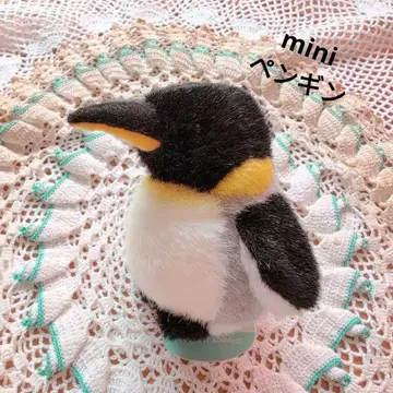 [ 펭귄 ] 미니 봉제 인형 손바닥 사이즈 수족관 바다 복슬복슬 귀여움
