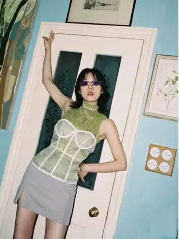 Nodress 미니 스커트 새상품 셋업의 코르셋도 판매 중