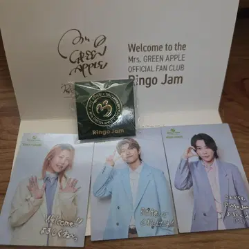 Mrs. GREEN APPLE Ringo Jam 핀 배지