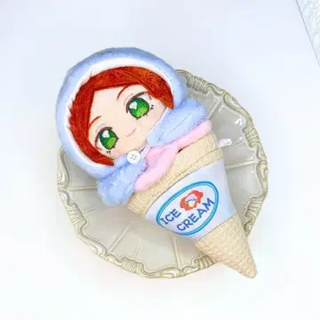 10cm 인형옷 아이스크림 콘 블루 이츠누이 봉제인형 옷 인형옷