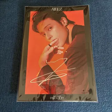 ATEEZ WOOYOUNG 사인