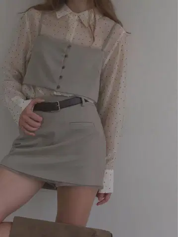 버튼 뷔스티에