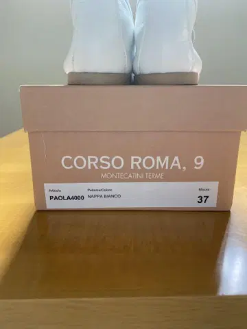 CORSO ROMA,9 NAPPA BIANCO 로퍼 화이트 37