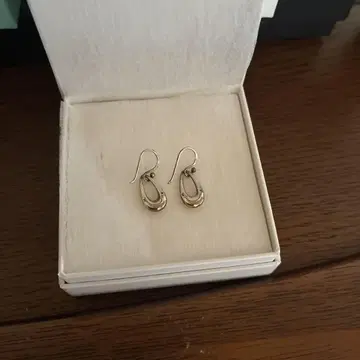 후프형 실버 귀걸이 미스티