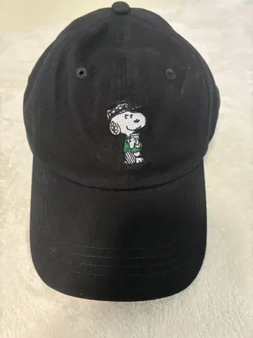 PEANUTS 야구 모자 블랙 스타벅스 스누피