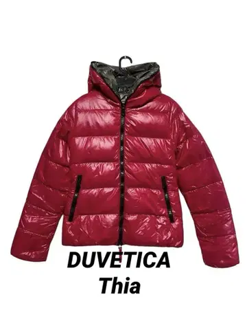 중고 DUVETICA 듀베티카 Thia 티어 다운 자켓 빨간색 38