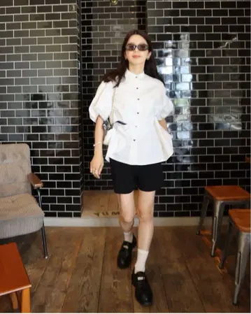 epa / half 옥스포드 shirt 'WHT'