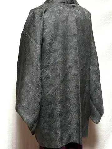 미사용품 기모노 순수 실크 자 겉옷(겉옷 끈) 선착순