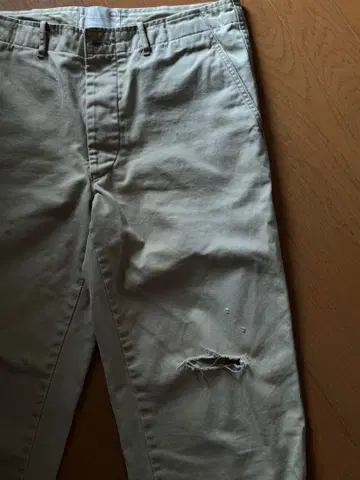 chimala 데미지 가공 치노 팬츠