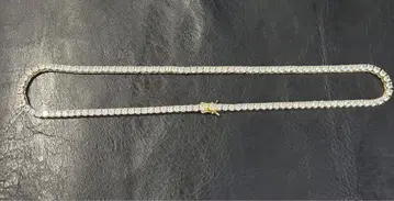 Ice out 테니스 체인 50cm 폭 4mm 정도