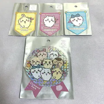 치이카와 파크 플래그 스티커 빅 반짝이 스티커