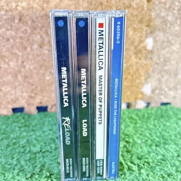 METALLICA CD 4매 세트 헤비메탈 메탈리카