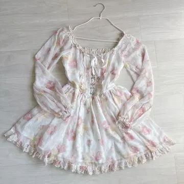 LIZLISA 리즈리사 원피스 히메 스타일 갸루 헤이세이 y2k 꽃무늬