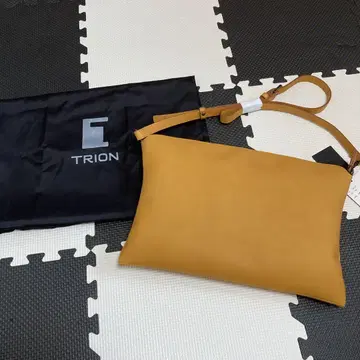 트라이온 미사용 소가죽 숄더백 수납 봉투 포함