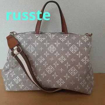 [ russet ] 러셋 코튼 자카드 2way 숄더백