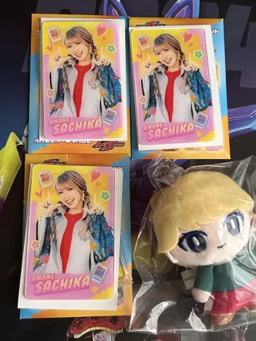 가면라이더 가브 아마네 사치카 아크릴 카드 스탠드 봉제 인형