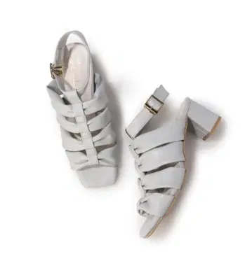 Launa lea 6cm 힐 리본풍 글래디에이터 샌들