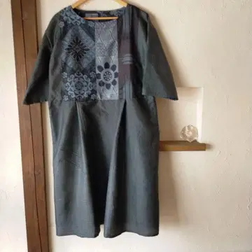 오시마 명주 원피스 기모노 리메이크