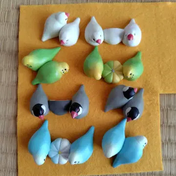 가챠가챠 잉꼬 일본 과자 오브제