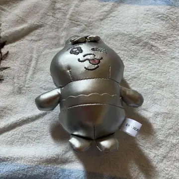 빤쮸 토끼 실버 봉제 인형 참 시마무라 콜라보*