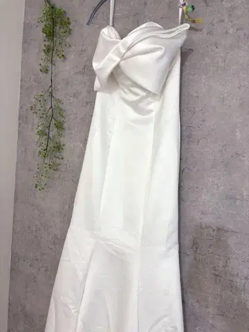 머메이드 드레스 리본