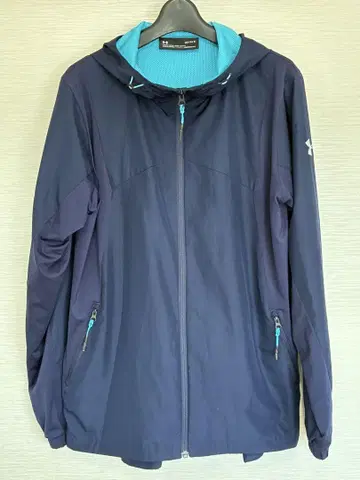 Under Armour 나일론 자켓 LG 네이비/라이트 블루