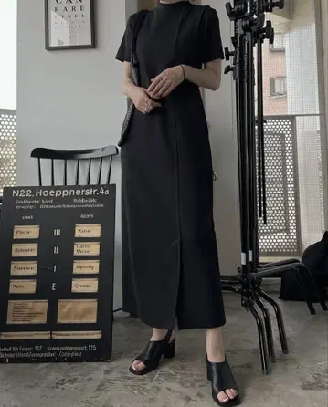 willfully 윌프리 슬리브리스 원피스