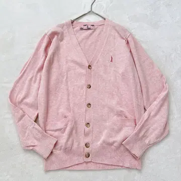 EASTBOY 핑크 벚꽃 여신 면 가디건 M 스테디셀러 인기