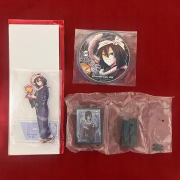 귀멸의 칼날 이구로 오바나이 아와오도리 조이풀 아크릴 스탠드 코스터